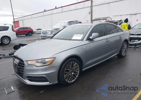 2014 Audi A6 3.0T Premium Plus from USA, damaged, VIN WAUHGAFC3EN147748
